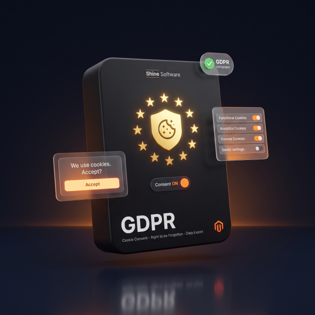 Shine GDPR per Magento 2 – Cookie Consent & Privacy