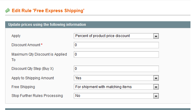 Spedizione Gratuita Magento